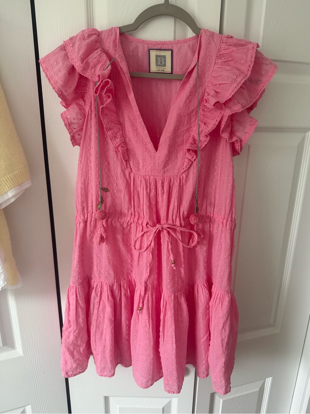 Bell by Alicia Bell Mini Dress in Pink Dot XS